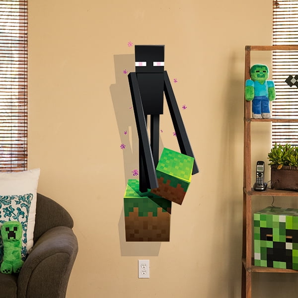 Wall Decal Minecraft Wall Clings Enderman Creeper Pig Cow 4 Pack New J4785 Walmart Com Wall Decal Minecraft Wall Clings Enderman Creeper Pig Cow 4 Pack New J4785 Walmart Com