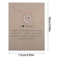 Wing And Friendship Necklace Good Luck Pendant Chain Necklace Message