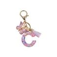 thumbnail image 4 of Porte-clés en Résine Ornements Filles Alphabet Anglais, 4 of 8