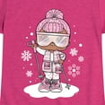 thumbnail image 3 of Lol Surprise! - Snowbunny And Snowflakes - Toddler & Youth Girls Short Sleeve Graphic T-Shirt, 3 of 5