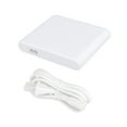 onn. 100W MultiPort Charging Station 3in1 Charger, for Laptop and iPhone, White