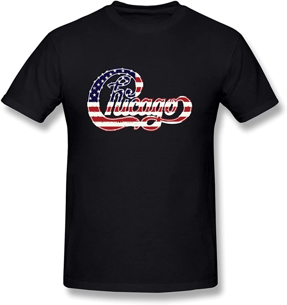 Zelura Men's American Rock Band Chicago Band Tshirts