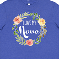 thumbnail image 4 of Inktastic I Love my Nana- flower circle Youth T-Shirt, 4 of 5