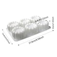 thumbnail image 3 of HEWANG 6 Cavity DIY Silicone Mousse Mold Round Chocolate Cake Molds Square Scented Candle Mould for Cake Cupcake Dessert Decorations, 3 of 6