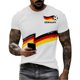 thumbnail image 4 of Women's Germany Football Graphic T-Shirt, Men's Soccer Graphic T-Shirt, Casual Short Sleeve Sports Top for Workout for Soccer Tournament 2026 White Size: M, 4 of 4