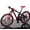 Red Foam box, variant on 1:10 Mini Finger Mountain Bike Diecast Model Alloy Bicycle Simulation Collection Die Casting Racing Metal Bike Toys for boy