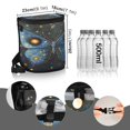 thumbnail image 3 of Qxltty Star Blue Butterfly Car Trash Can with Lid Vehicle Backseat Hanging Leak Proof Storage Bin, 3 of 7