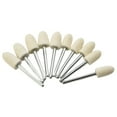 thumbnail image 3 of 25X Felt Polishing Buffing Pads Wheel Wool Rotary Tool Kit Set for Jewelry Jade, 3 of 9