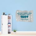 thumbnail image 2 of If You Don't Take A Shot You Can'T Store Goal Sports Inspiring Quote Decal Wall Art Sticker Designs Vinyl Stickers For Home House Walls Rooms Windows Bedroom Decoration Size (28x28 inch), 2 of 3