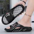 thumbnail image 5 of PLERISE Men's Shoes Slide Sandals, Round Toe Black, Black, US 7.5-8, 5 of 10