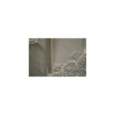 Unique Quality Fabrics Lrier-03-Gry Louruer-Grey 100% Polyester, 59 inch Wide, 3 Yd.