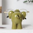 thumbnail image 4 of Cute Resin Elephant Eyeglass Holder, Whimsical Glasses Display Stand, Fun Spectacle Holder for Home Office Desk Decor, Adorable Animal-Themed Eyewear, 4 of 5