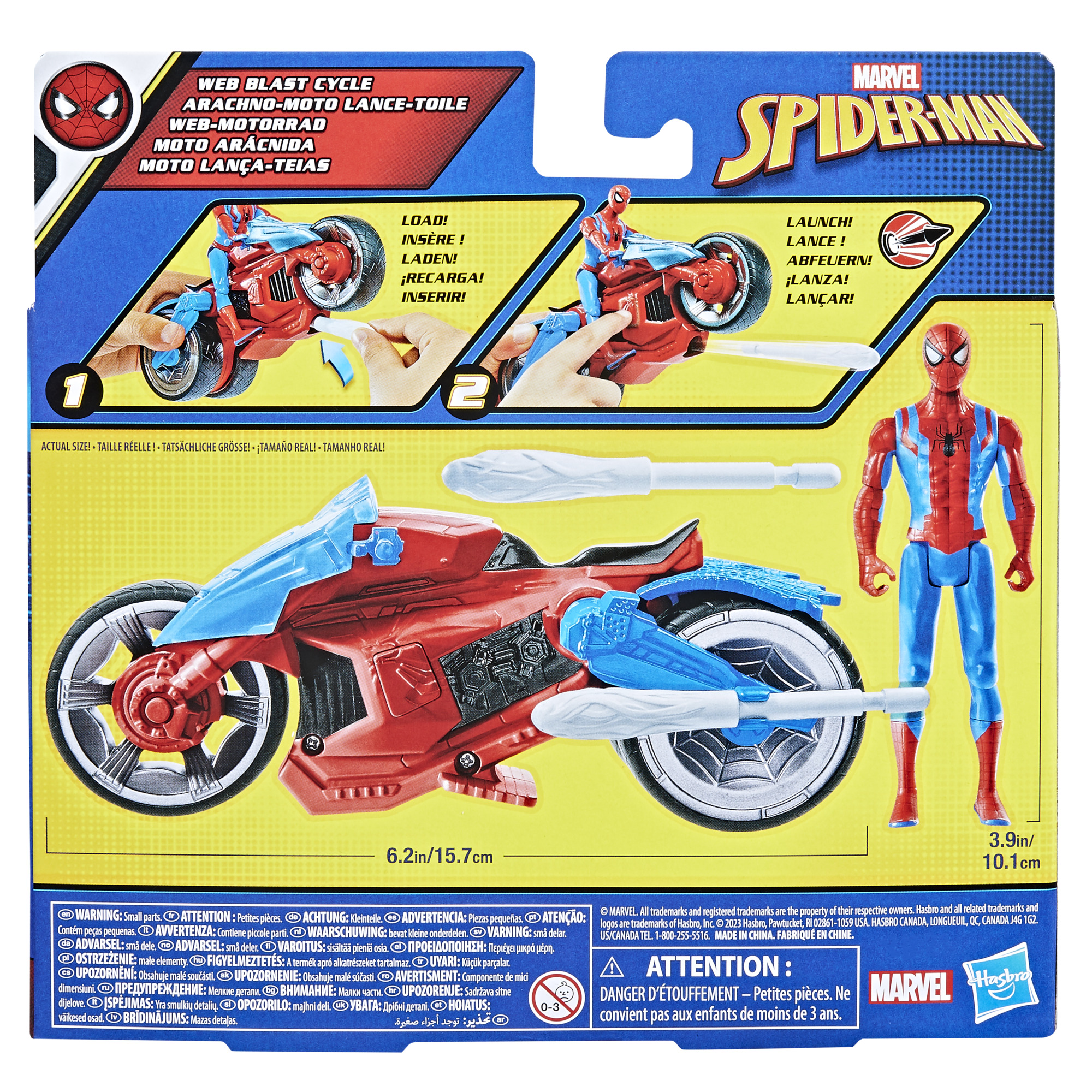 Marvel Spider-Man Web Blast Cycle Playset photo 8