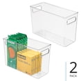 thumbnail image 2 of Plastic Storage Bin with Handles - Ideal for Kitchen, Bathroom, or Home Office Storage and Organization - Made in USA, 2 of 8