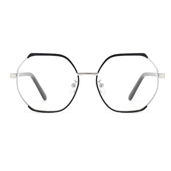 Qarigey Gafas de lectura, gafas de lectura, lentes antiazules, de gran tamaño, para mujer, ligeras, a la moda, diseño elegante, colgante de Type3 NO3