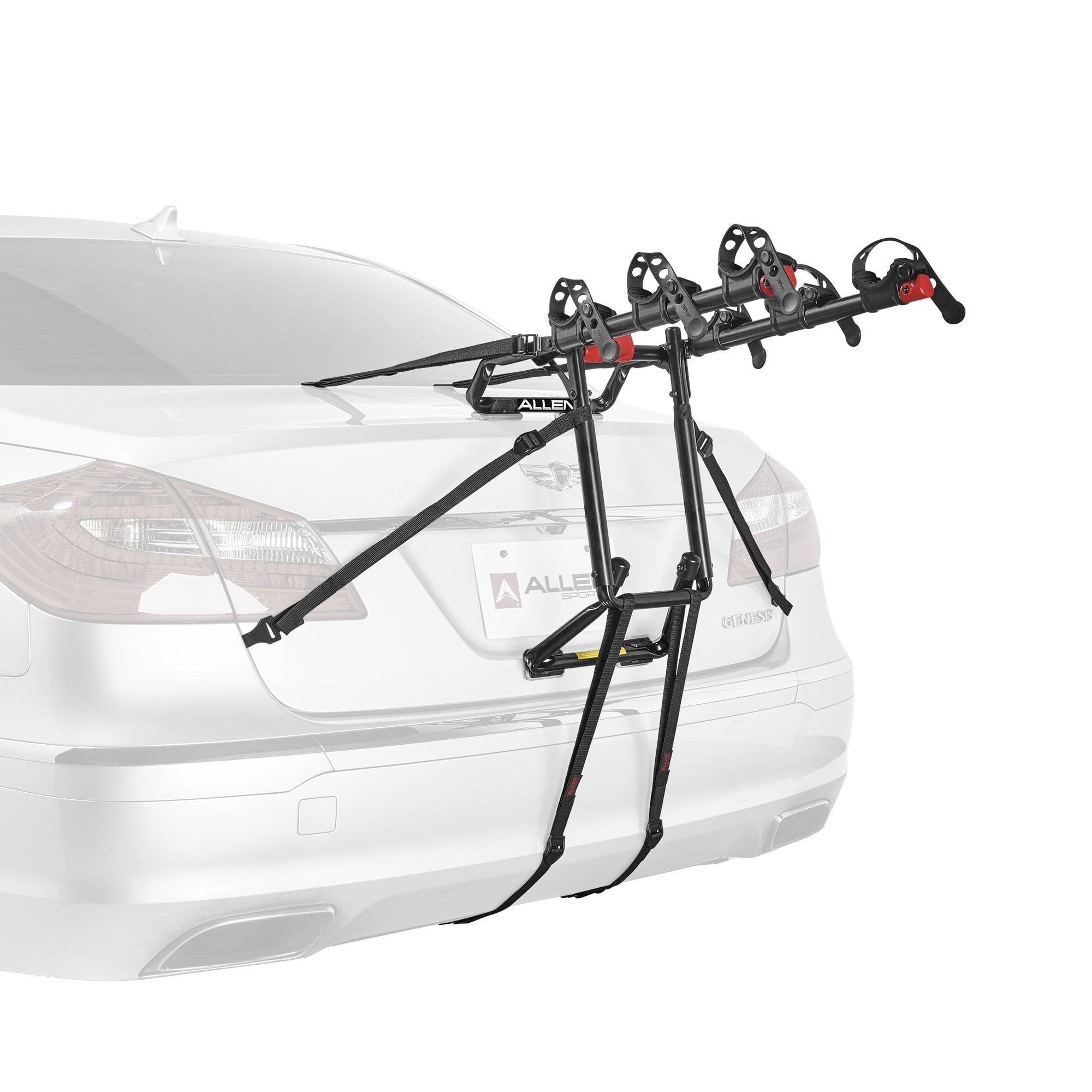 Allen Sports Deluxe 2 Bicycle Trunk Mounted Bike Rack Carrier 102dn for sale online 