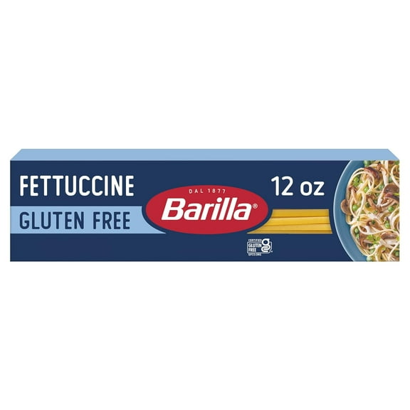 2 pack BARILLA Gluten Free Fettuccine, 12 Ounce - Non-GMO Gluten Free Pasta Made with Blend of Corn & Rice - Vegan Pasta