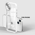thumbnail image 3 of Nalacover for iPhone 14 Pro Max Clear Case,Luxury Crystal Transparent Hard PC Anti-Yellowing Soft TPU Silicone Bumper Shockproof with Anti-scratch Camera Lens Protector Slim Back Phone Cover.White, 3 of 9