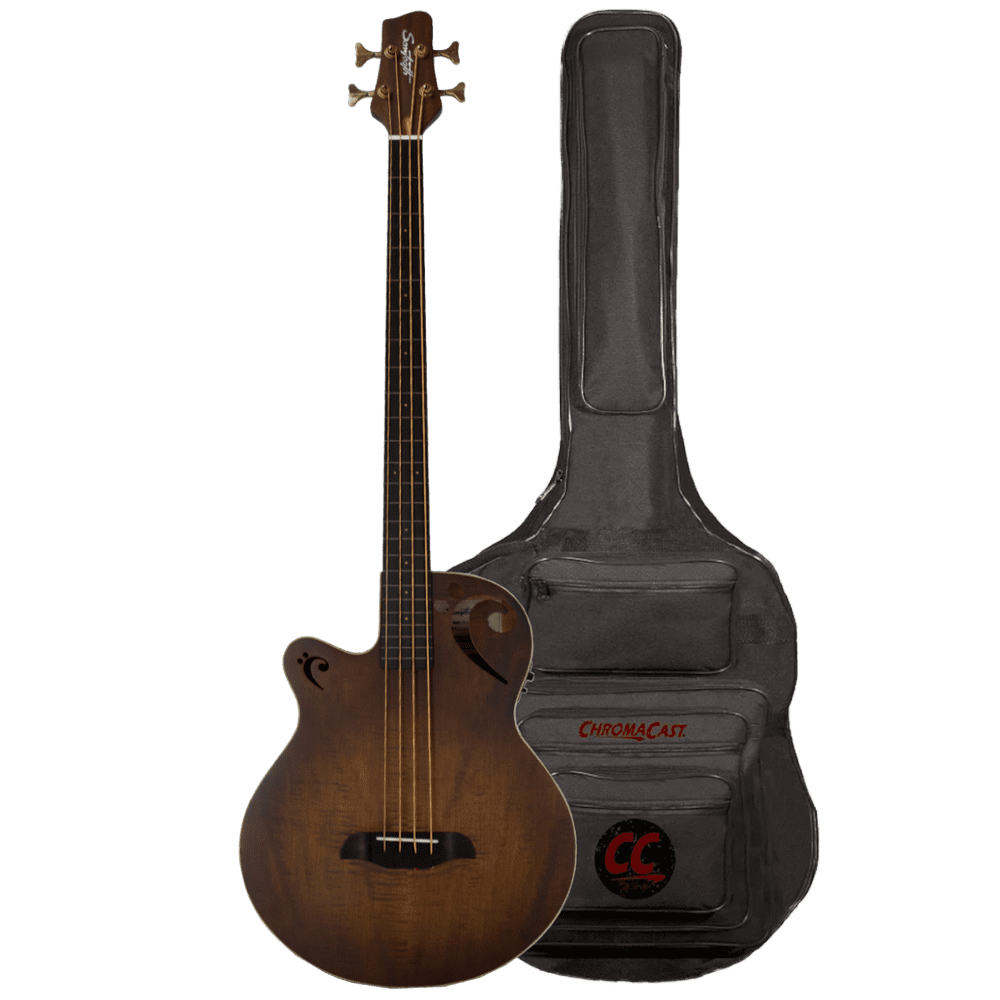 Sawtooth LeftHanded Rudy Sarzo Signature Fretless AcousticElectric