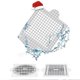 thumbnail image 5 of Disposable Shower Drain Hair Catcher, 4.1 Inch Drain Cover Mesh Stickers Hair Collector for Shower Bathroom 30Pcs, 5 of 5