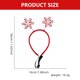 thumbnail image 2 of Paquete de 4 diademas navideñas para perros, con forma de árbol de Navidad, cuerno de ciervo, copo de nieve, accesorios para disfraces navideños para mascotas, suministros de decoración para fiestas, 2 of 5