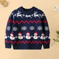 thumbnail image 5 of Uxgjfwu Boys Girls Sweater Long Sleeve Knitwear Kids Christmas Pattern Sweater Crewneck Pullover Sweater for Children, 5 of 5