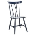 thumbnail image 6 of SAFAVIEH Friar Classic Wood Solid Dining Parsons Chair, Navy (Set of 2), 6 of 14