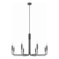 thumbnail image 2 of Modway Rekindle 8-Light Modern Style Iron Metal Chandelier in Black, 2 of 10
