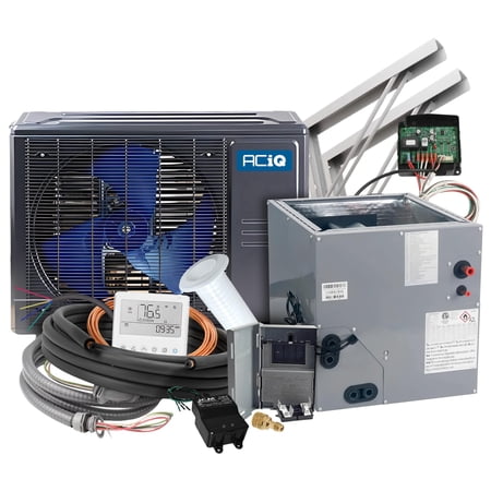 ACiQ 2 Tons 15.5 SEER2 Central Air Conditioner Split System & 14" Coil with 30ft Install Kit - R454B Two Stage