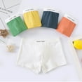 thumbnail image 7 of Esaierr 2-14Years Boys Boxer Briefs Underwear 5Pcs Cotton Soft Solid Color Boxer Shorts Panties Boyshorts for Teen Kids Toddler Baby, 7 of 7