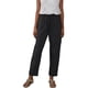 thumbnail image 1 of Pantalones casuales de mujer de algodón y lino con cordón en la espalda y cintura elástica con bolsillos C21037, 1 of 4