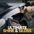 thumbnail image 3 of Real Ceramic Coating for Cars Polish (16 oz.), Unmatched Shine Nano Car Wax Coating Spray, Survives 50+ Washes, No Pungent Smell, Quick Detailer Spray Wax, Shiny Car Stuff with Microfiber Towel, 3 of 5