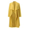 thumbnail image 2 of Vedolay Women's 2023 Coat Women's Cropped Fashion Casual Open Front Crop Casual Jackets,Yellow L, 2 of 4