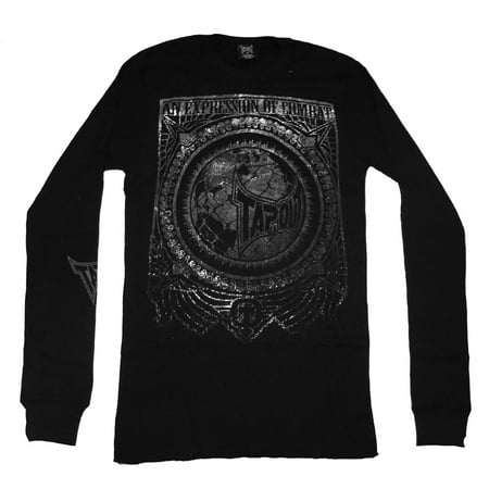 Expression of Combat TapouT Foil Embossed Thermal Long Sleeve T-Shirt - Small