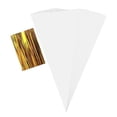 thumbnail image 2 of Bolsas transparentes de cono,Triangle Treat Bolsas Paquete de caramelos Bolsas de caramelos,Bolsas de cono transparente Bolsa de regalo de dulces retorcidos,Bolsas de golosinas en, 2 of 9