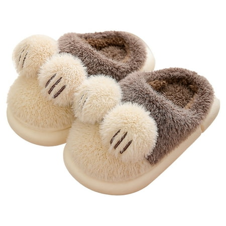 

Cute Shoes Girls Boys Warm Winter Household Slippers Cozy House Slippers