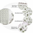 thumbnail image 6 of Sage Green Spring Floral Waterproof Fabric Shower Curtain,Summer Botanical Elegant Waterproof Fabric Shower Curtain for Bathroom Curtains Bathtubs Hotel Shower Curtains with 12 Hooks Stall 48x72in, 6 of 8
