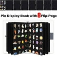 thumbnail image 3 of BQBQERT Felt Display Book Pins Collection Storage Organiser Binder for Brooch Collectors Portable Medals Badge Container, 3 of 21