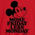 thumbnail image 2 of Disney - Mickey & Friends - More Friday Less Monday - Men's Long Sleeve T-Shirt, 2 of 4