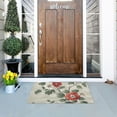 thumbnail image 5 of Yayeee Doormat for Indoor Entrance 32" x 20" Non Slippery Floor Rug, Red Floral Pattern, 5 of 8