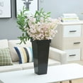 thumbnail image 4 of CUITING Plastic Flower Vase Tall Planters  Flower Pot  Patio Deck Indoor Outdoor Garden Tree Planters - 13.4 InchH (Green), 4 of 5