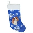 thumbnail image 1 of Carolines Treasures CK3930CS Flocons de Neige d'Hiver Blenheim Cavalier Spaniel Bas de Noël, 1 of 2