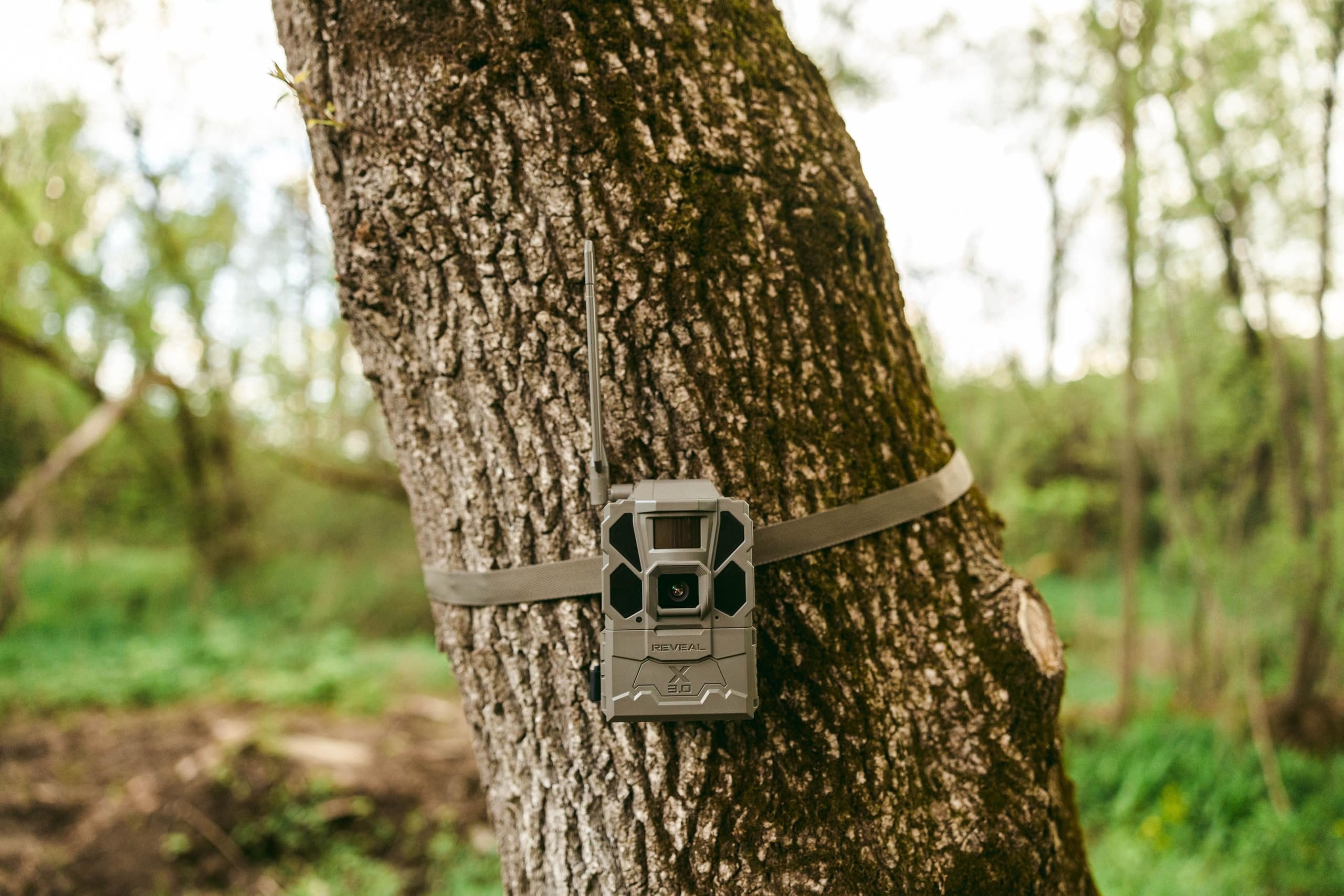 TACTACAM Reveal X Gen 3.0 Cellular Trail Camera  Multi-Carrier, GPS, Low-Glow IR, Fast Trigger, HD Photo/Video, Pre-Installed Antenna, Includes, Solar Panel, 32GB SD, & Tripod Mount