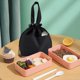 thumbnail image 1 of Canvas Lunch Box Bag Office Worker Drawstring Insulation Hand Hold Lunch Box Bag Thickened And Easy Picnic Lunch Box Bag, 1 of 6