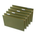 thumbnail image 3 of (4 pack) Universal UNV14151 1 in. Box Bottom Pressboard Hanging Folder - Legal, Standard Green (25/Box), 3 of 6