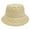 Khaki, variant on Xfvqtps Unisex Fisherman Hat Plush Lining Lattice Outdoor Travel Sunshade Fashion Versatile Thickened Windproof Coldproof Warm Winter Bucket Hat Beige