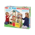 thumbnail image 1 of Melissa & Doug - Hi-Rise Wooden Dollhouse and Furniture Set, 1 of 4