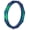Holographic Green, variant on Women's Stackable Rubber Silicone Ring - Holographic White Geo Silicone Ring Size 04
