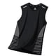thumbnail image 4 of Camiseta deportiva sin mangas de seda helada para hombre - Camiseta holgada para correr y hacer gimnasia, 4 of 4
