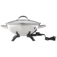 thumbnail image 3 of Presto 1500-Watt Stainless-Steel Electric Wok, 3 of 5